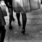 Girls legs on street