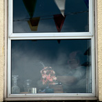 Reflection of bunting